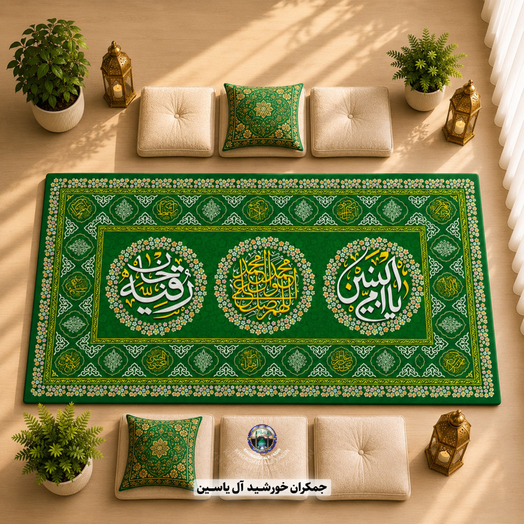 سفره صلوات سفره حضرت رقیه سفره خانم ام البنین 1متری 2متری 3متری